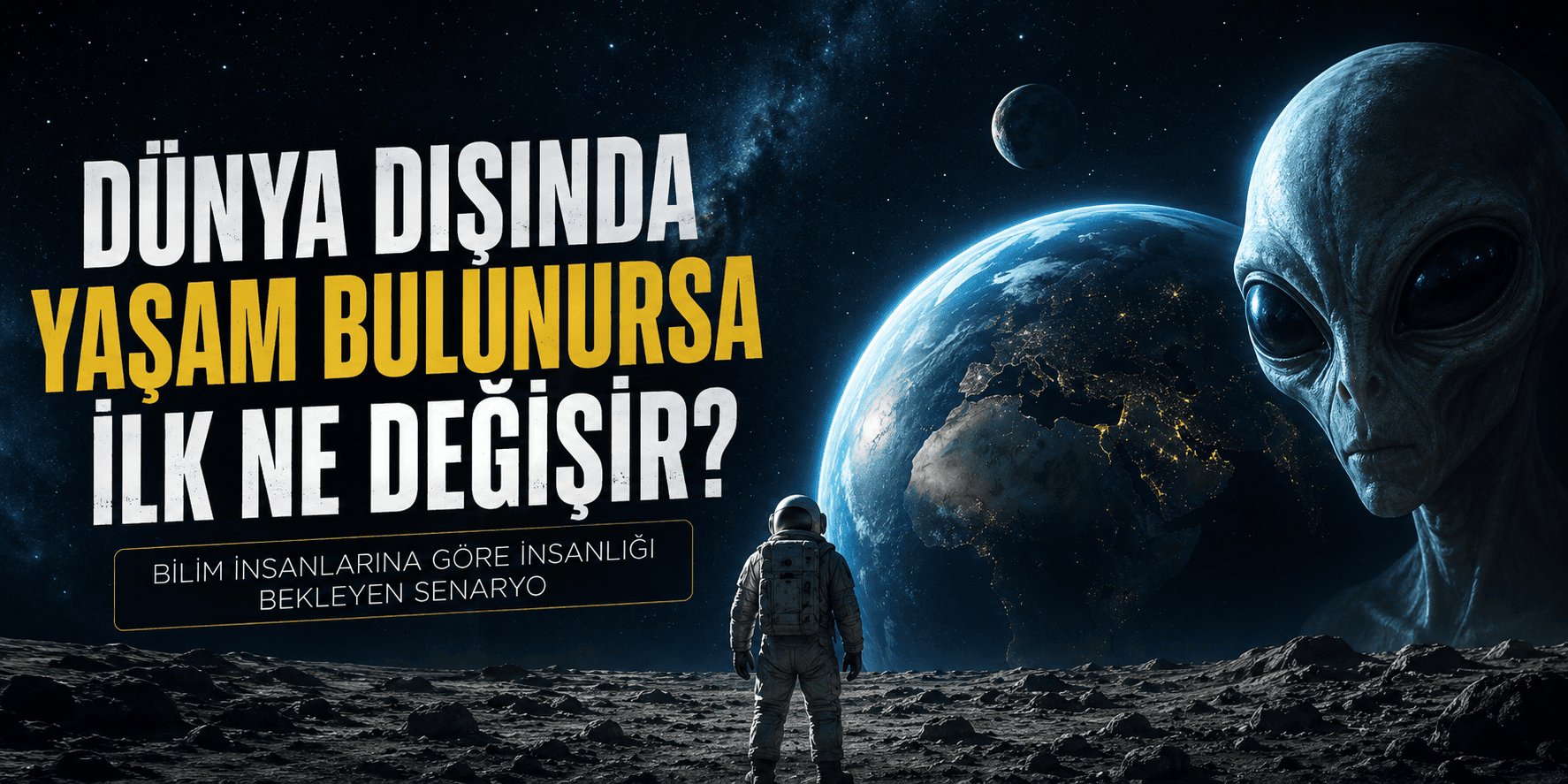 Dünya Dışında Yaşam Bulunursa İlk Ne Değişir? Bilim İnsanlarına Göre İnsanlığı Bekleyen Senaryo